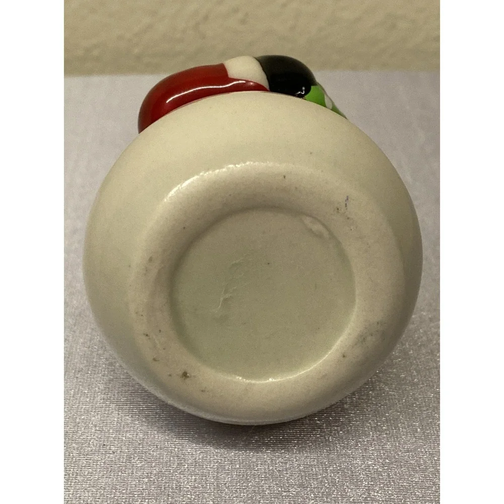 Christmas Porcelain Snowman Hinged Jewelry Trinket Box 4